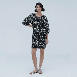 Everlane Seersucker Organic Cotton Dress